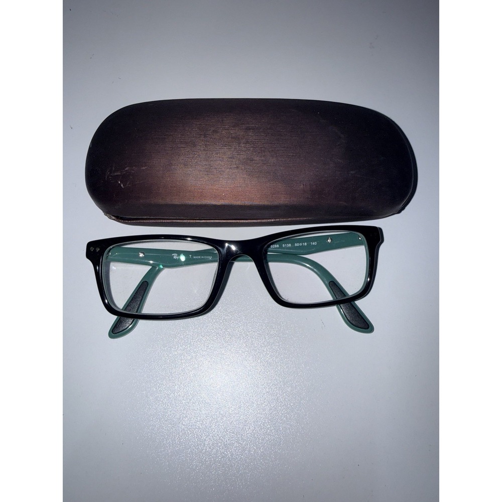 Ray-Ban‎ RB 5288 Eyeglasses Frames Glasses Polished Black Green C
